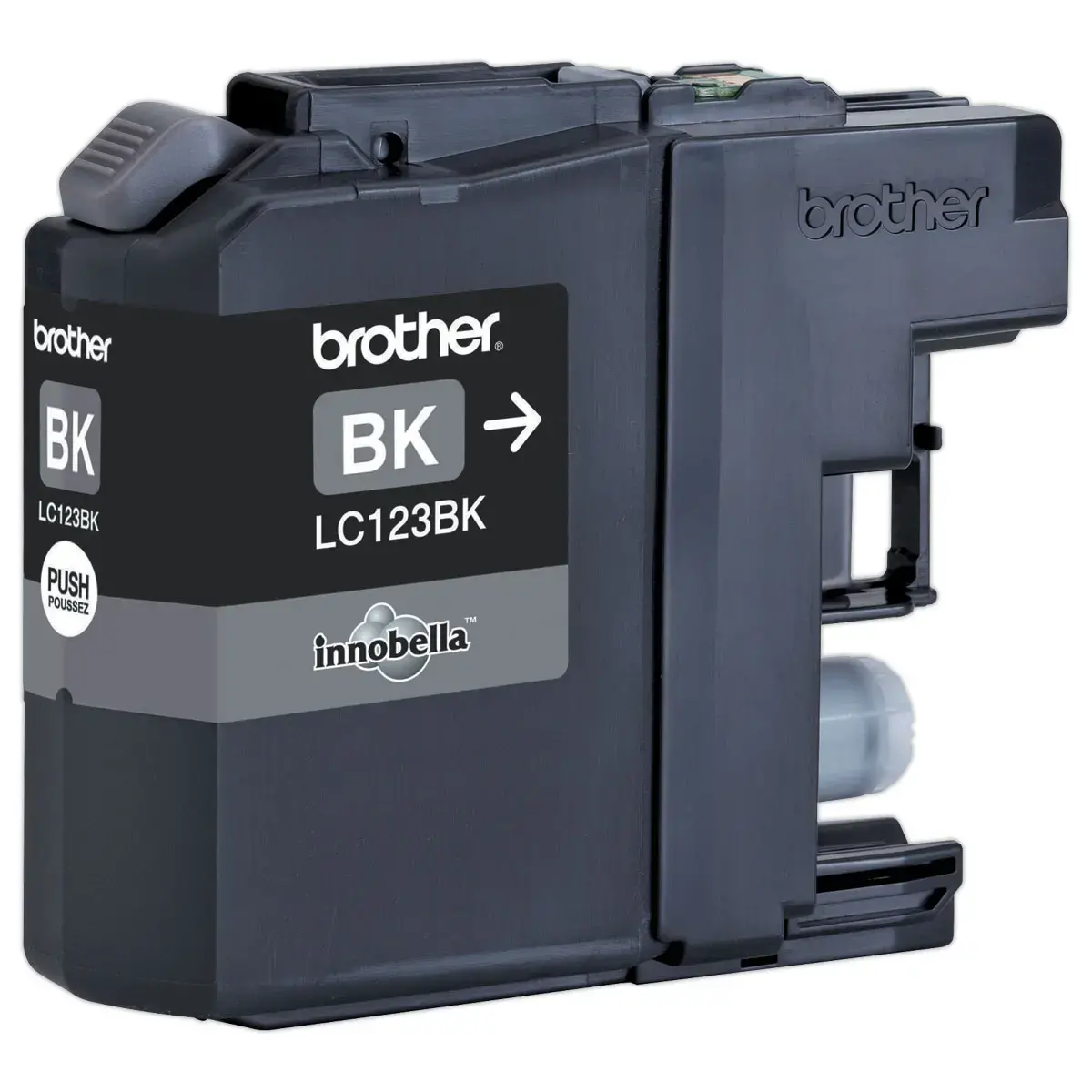 Cartouche jet d'encre Brother noire LC123BK haute capacité photo du produit