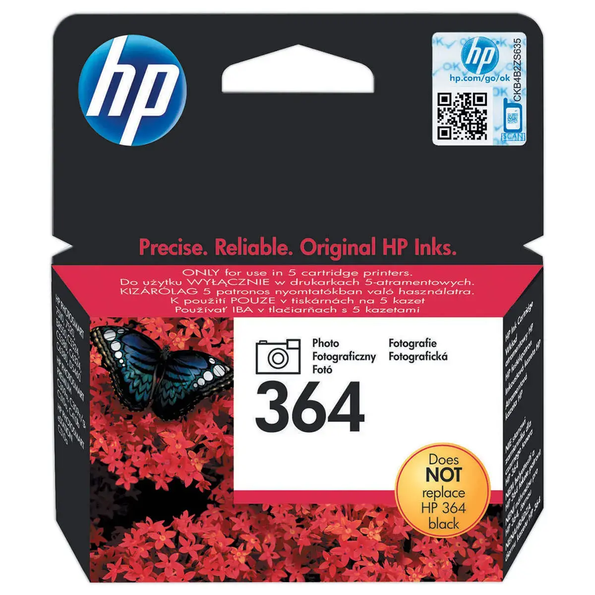 HP 364 cartouche d'encre noire photo CB317EE photo du produit