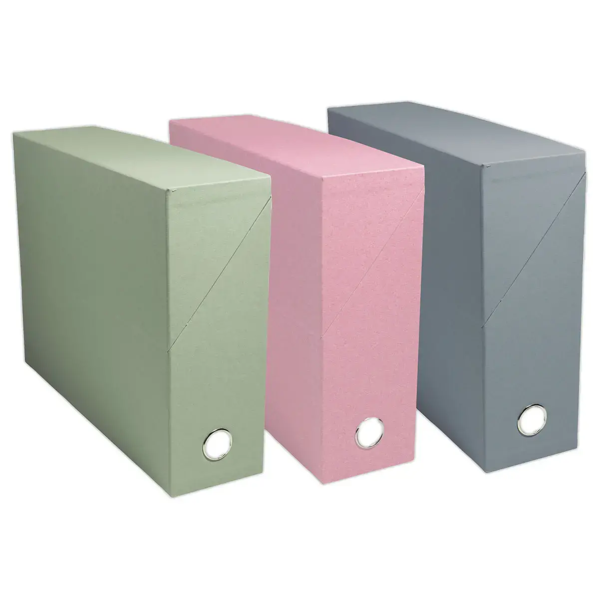 Bo&icirc;te de transfert Autentik - Dos 90mm - Coloris al&eacute;atoire - Exacompta photo du produit