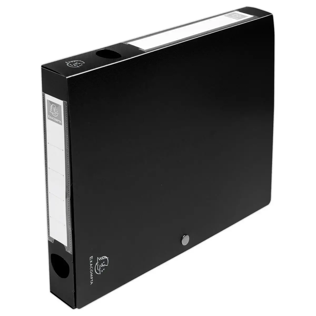Boite de classement à pression - Dos 40 mm - A4 - Noir - Exacompta photo du produit