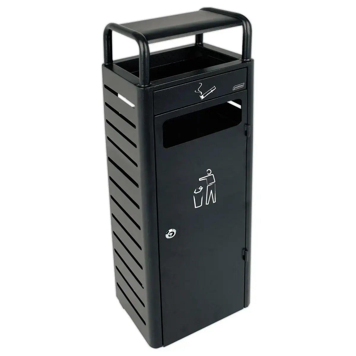 Conteneur avec cendrier - Anthracite - Probbax photo du produit