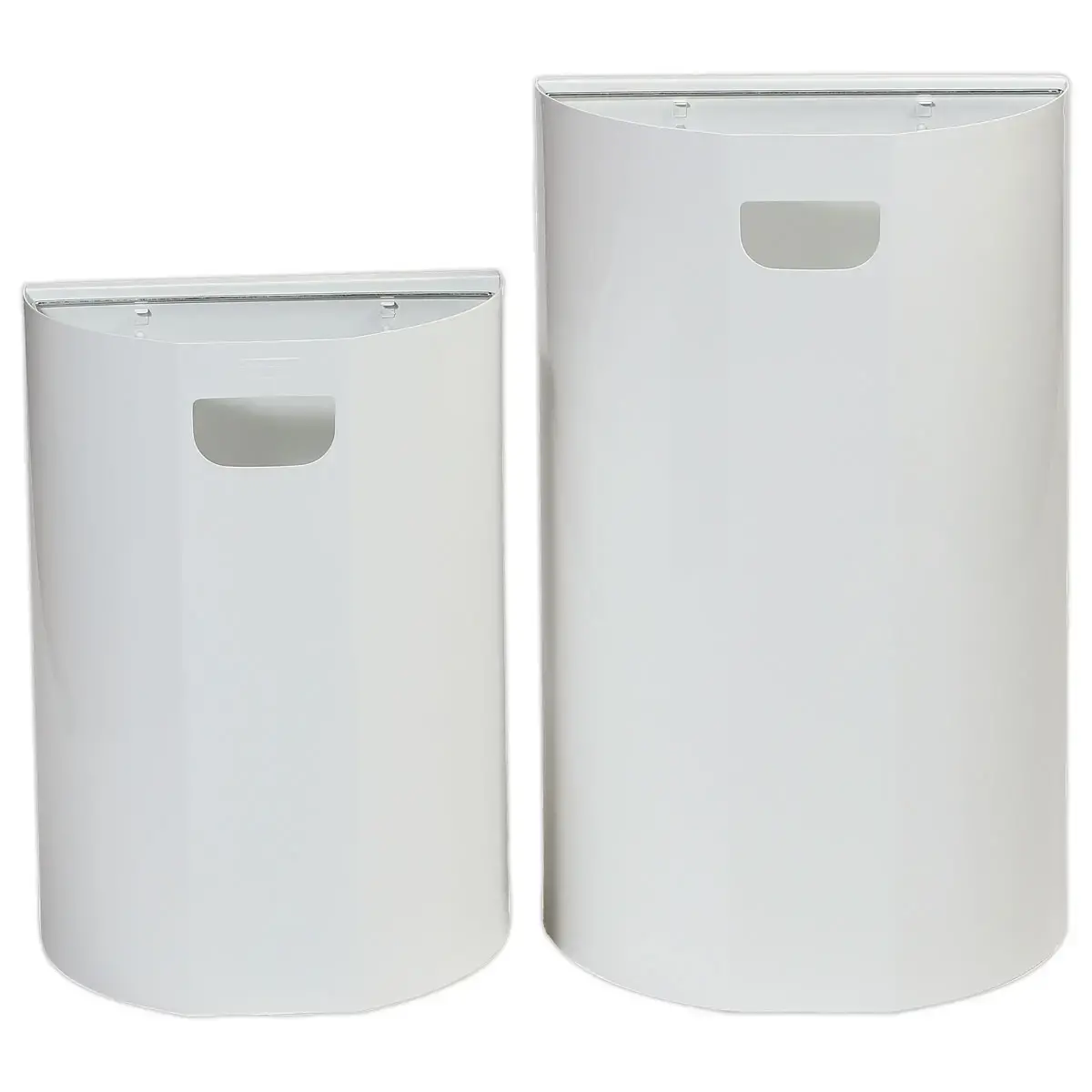 Collecteur mural demi-lune - 20L - Blanc photo du produit