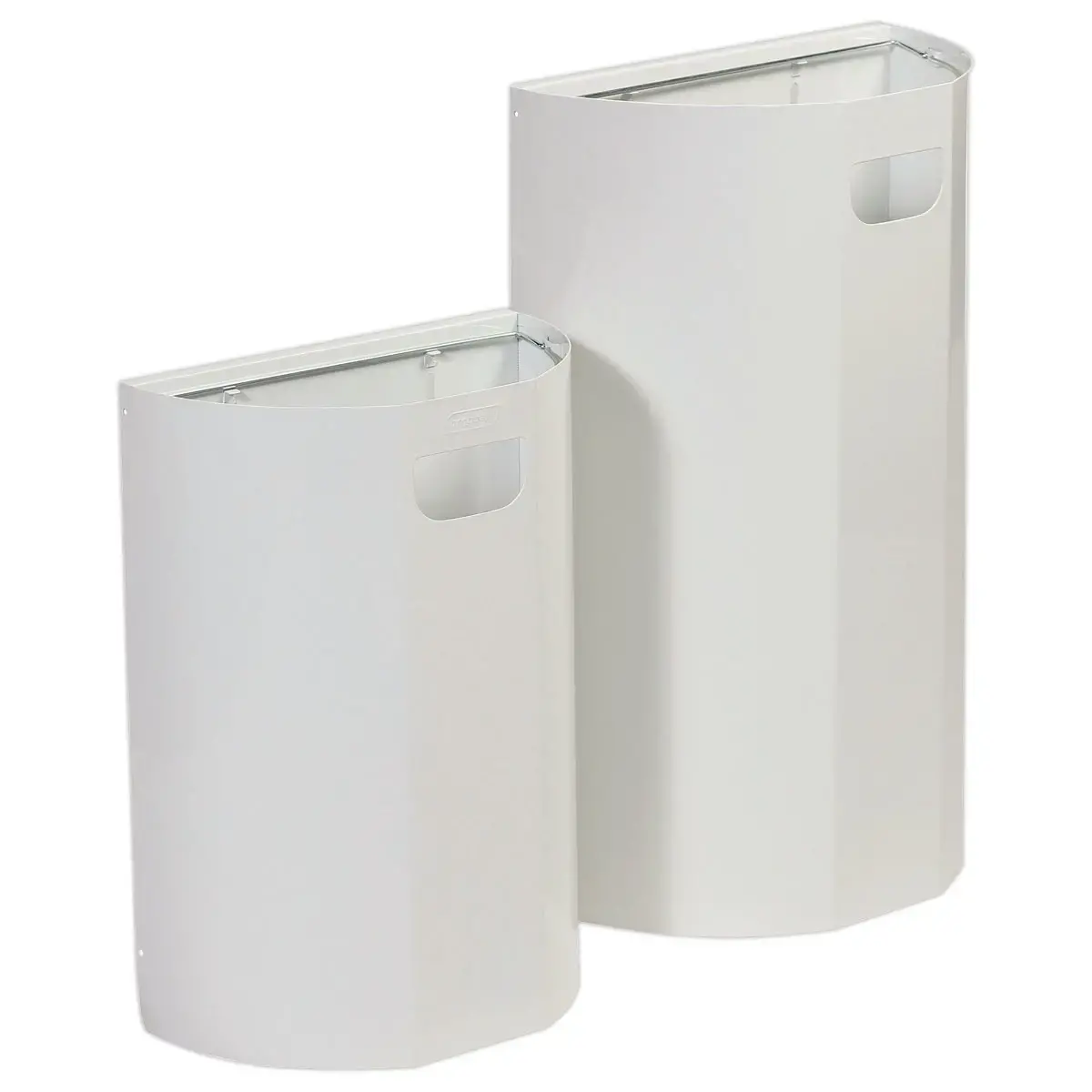 Collecteur mural demi-lune - 20L - Blanc photo du produit