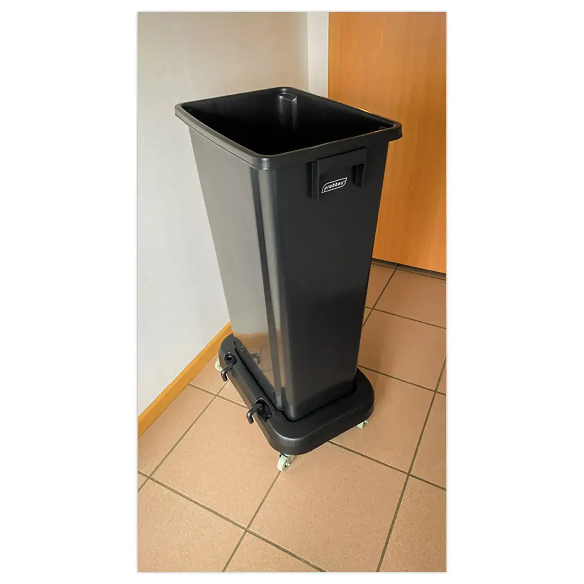 Chariot pour collecteurs "recyclage" 60L et 80L - 4 roues photo du produit