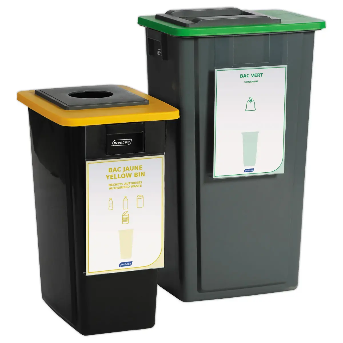 Panneau d'affichage - Pour collecteurs "recyclage" 60L et 80L photo du produit