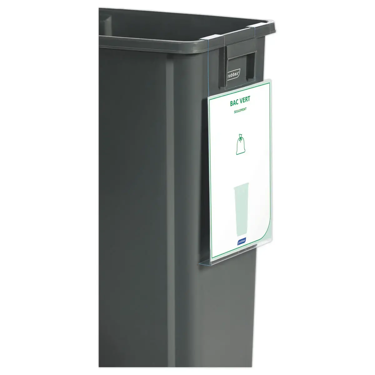 Panneau d'affichage - Pour collecteurs "recyclage" 60L et 80L photo du produit