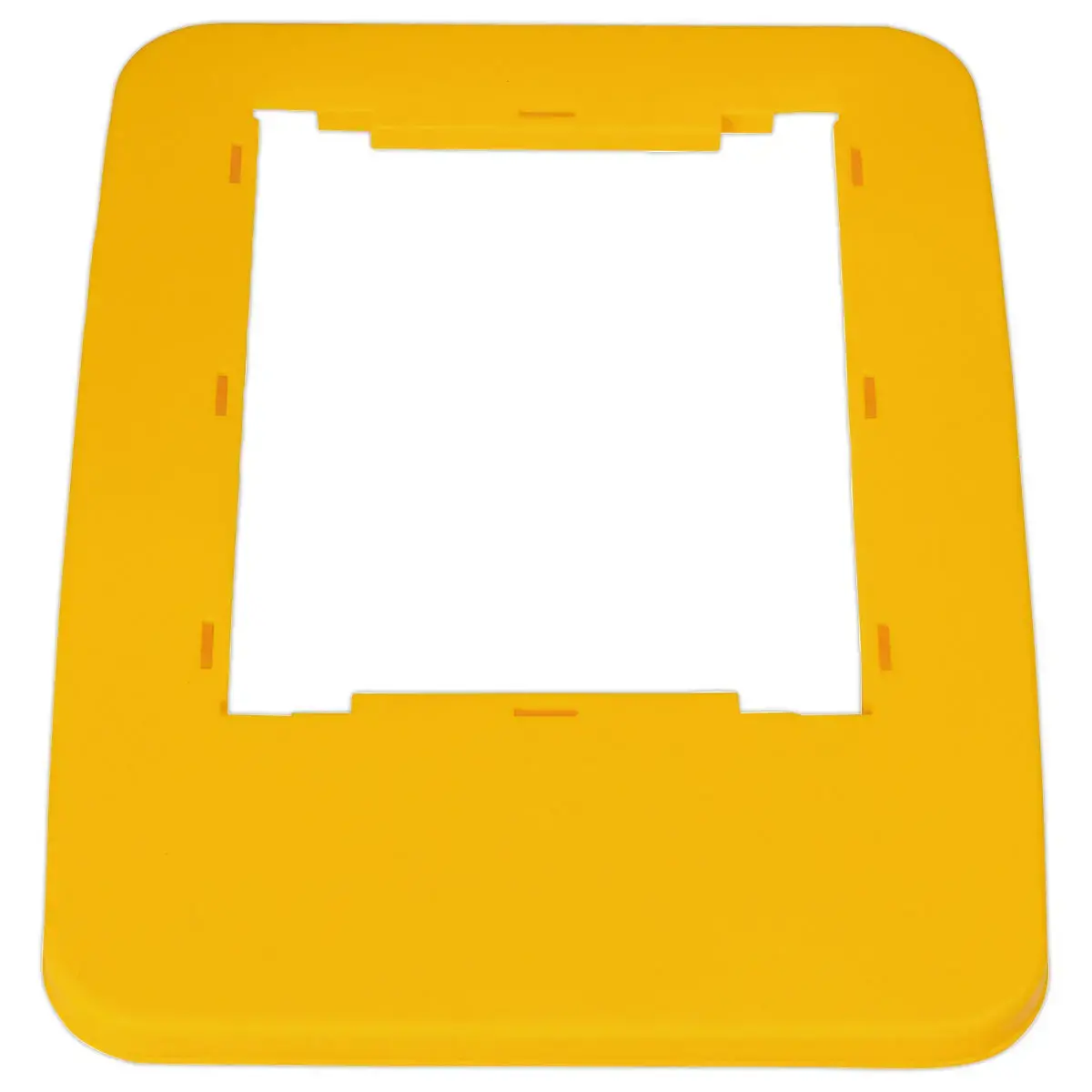 Cadre couvercle pour collecteurs "recyclage" 60L et 80L - Jaune photo du produit