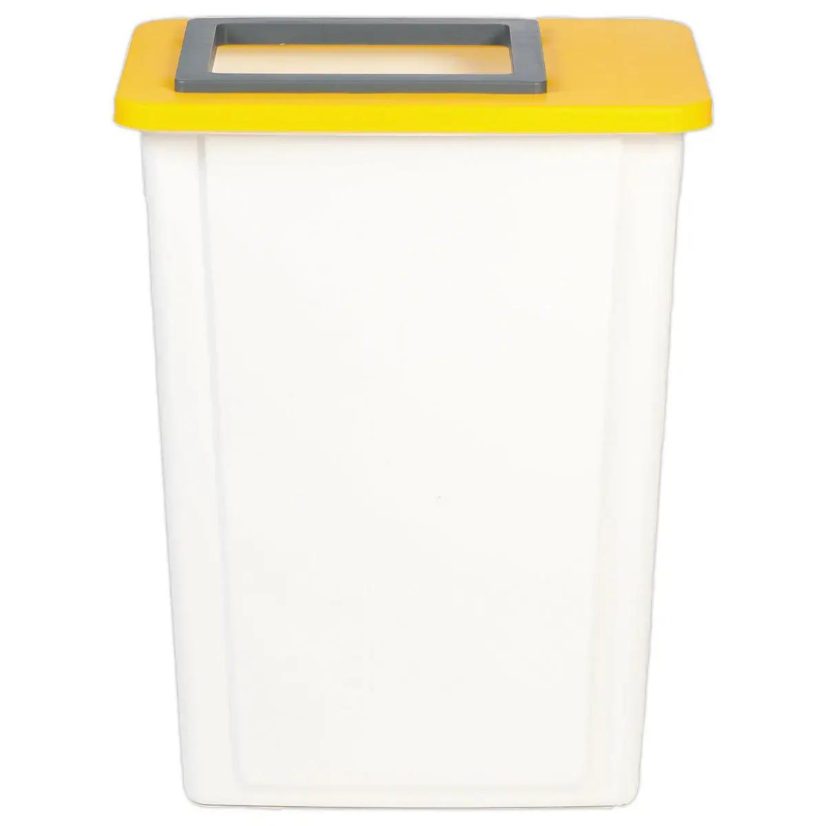 Cadre couvercle pour collecteurs "recyclage" 60L et 80L - Jaune photo du produit