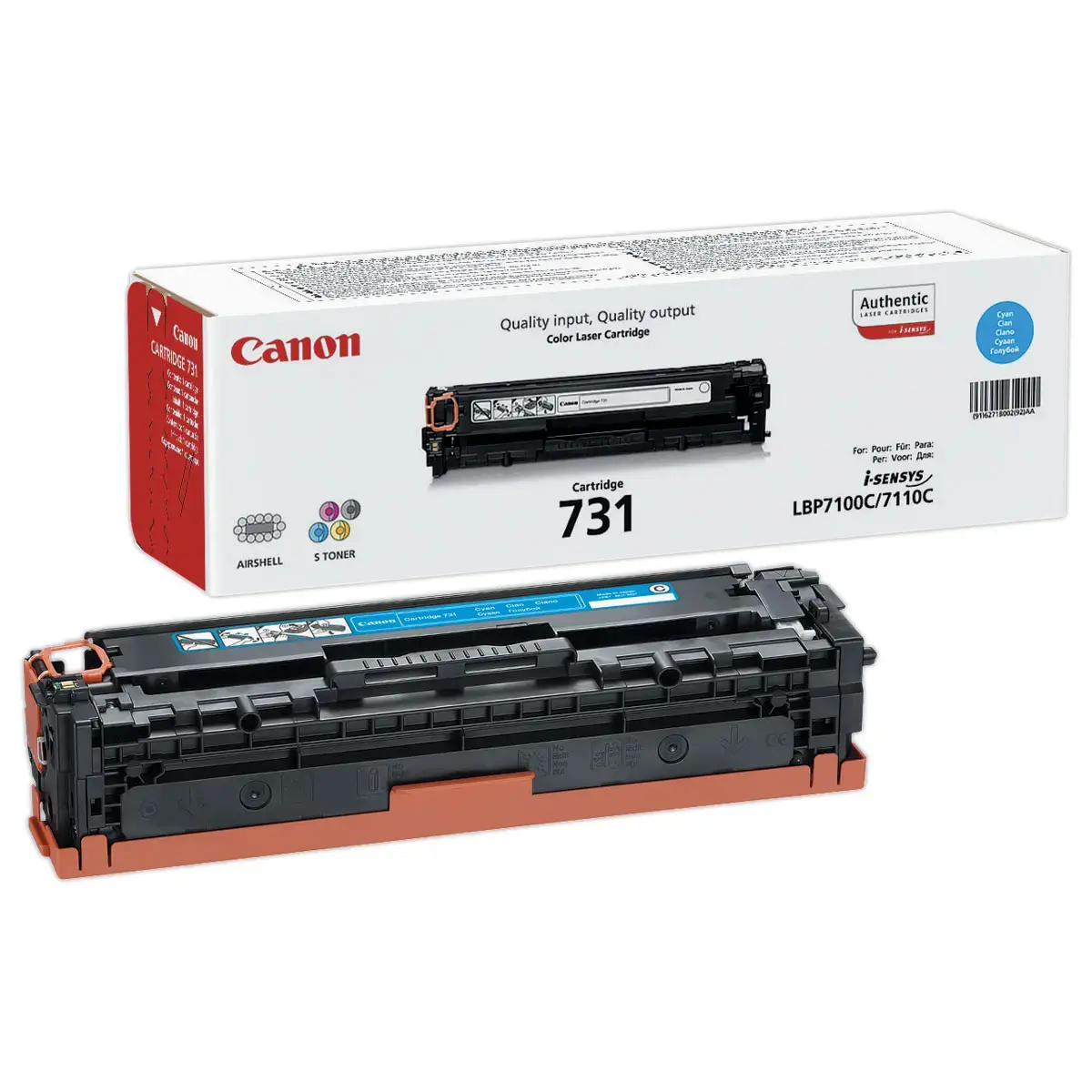 Toner 731C - Cyan - Canon photo du produit
