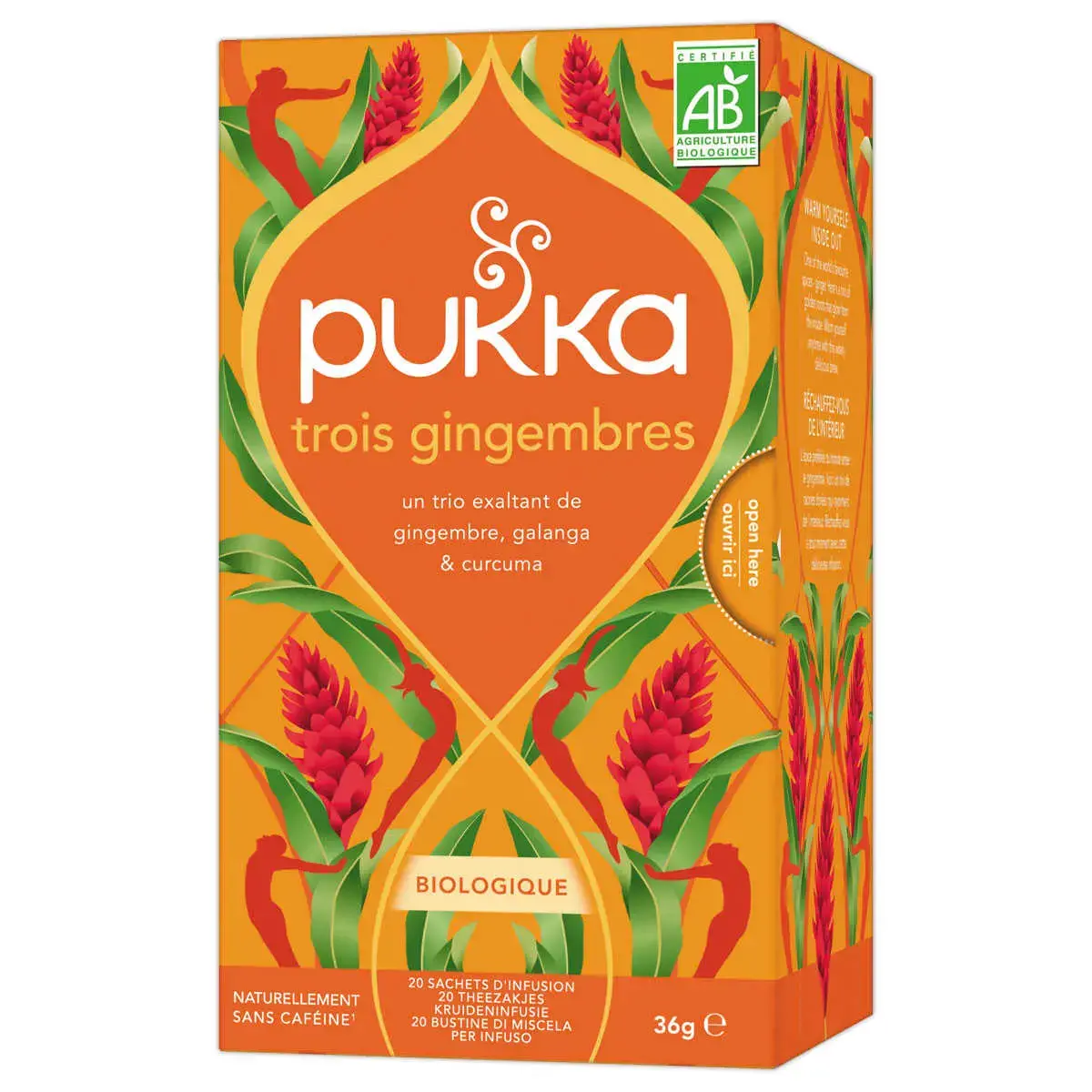 20 Infusion - Trois Gingembres - Pukka photo du produit