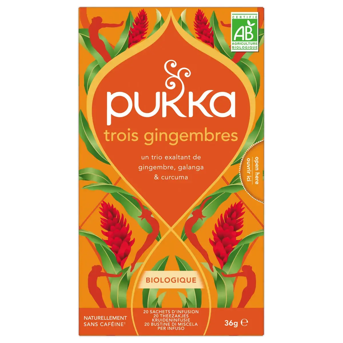 20 Infusion - Trois Gingembres - Pukka photo du produit