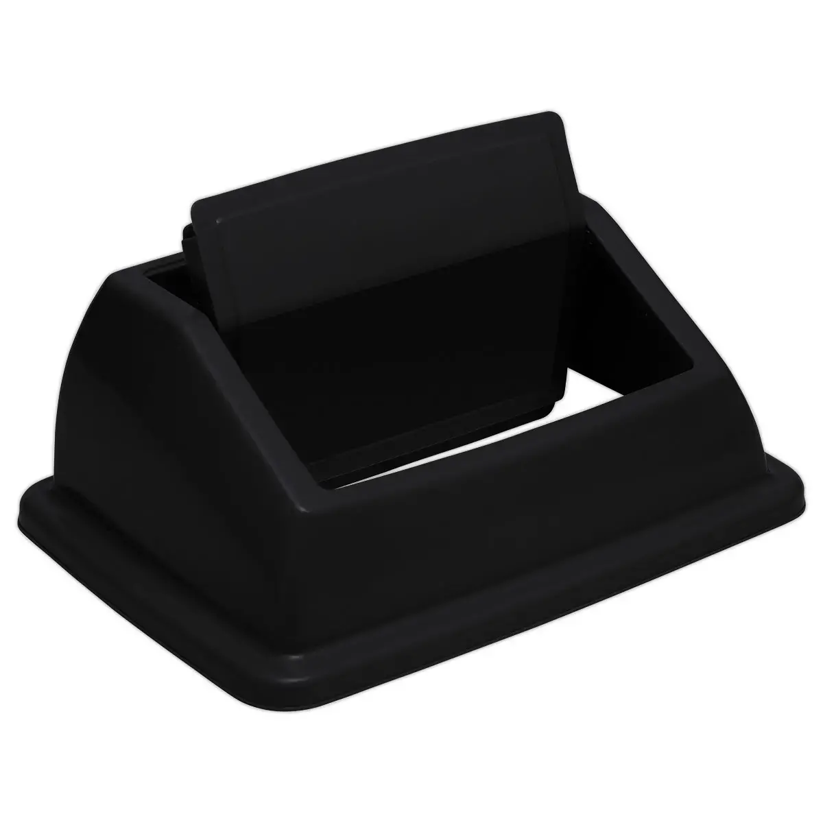 Couvercle basculant pour collecteurs "recyclable" en 60L et 80L - Noir photo du produit