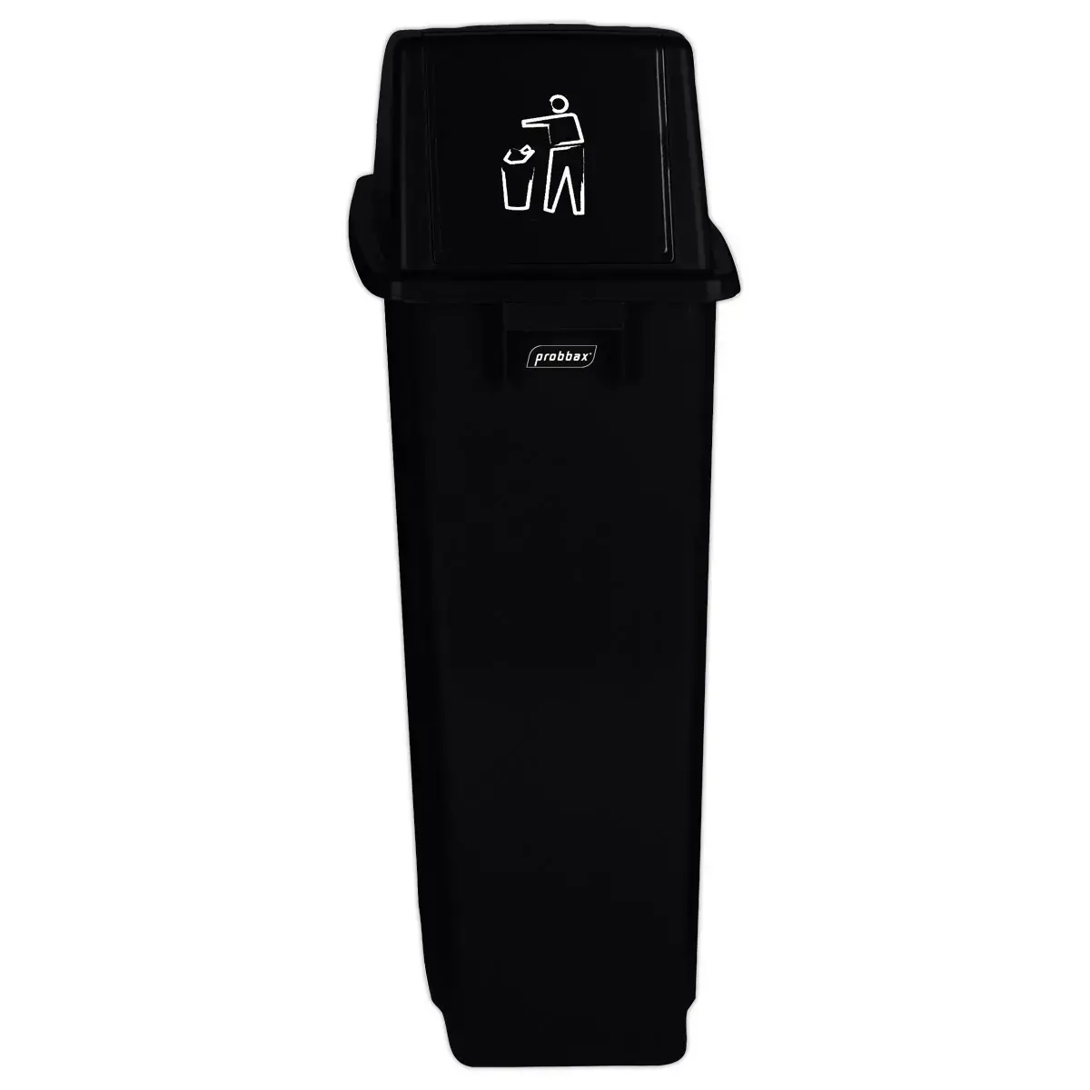 Collecteur "recyclage" - 80L - Noir photo du produit