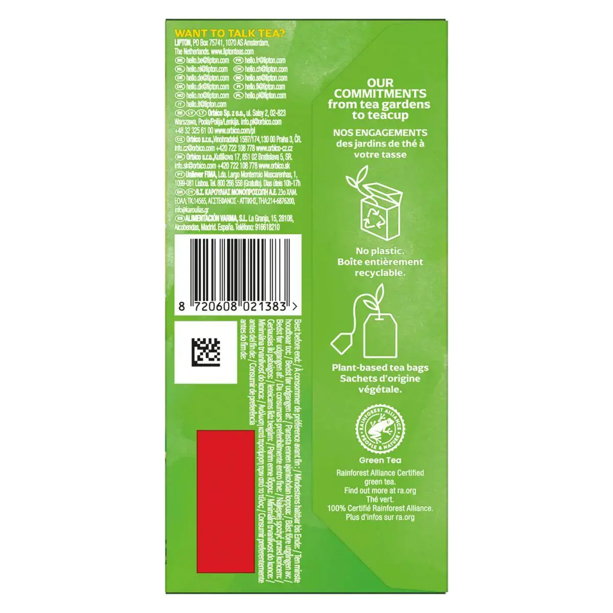 25 Thé vert Agrumes Feel Good - Lipton photo du produit