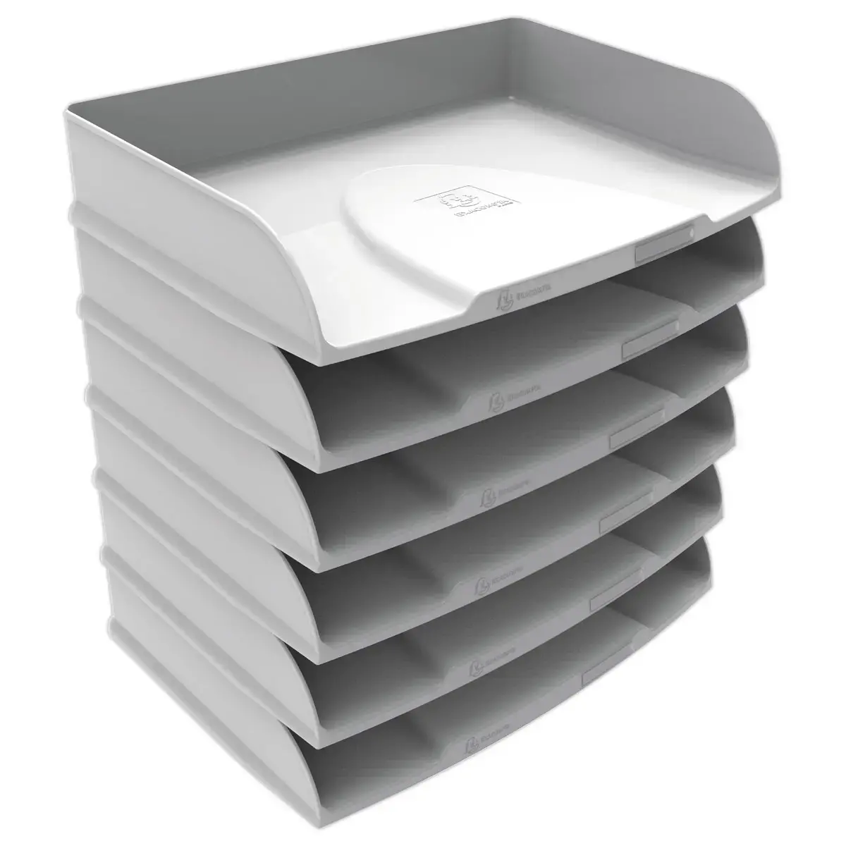 Corbeille à courrier horizontale Autentik - Blanc - Exacompta photo du produit
