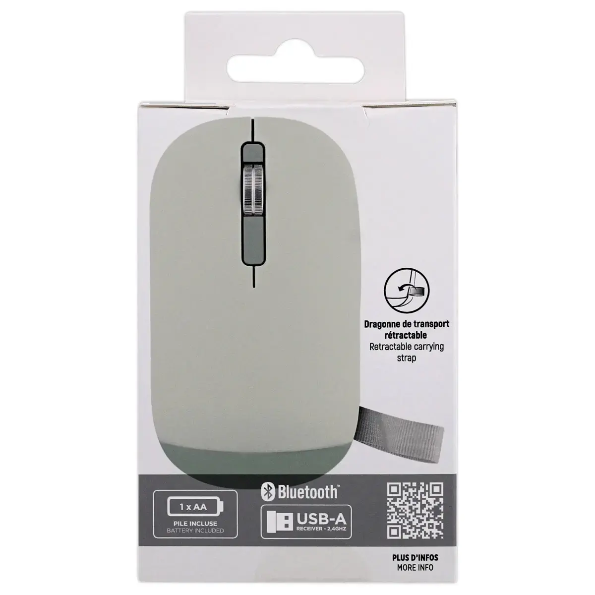 Souris sans fil Color - Vert - T'NB photo du produit