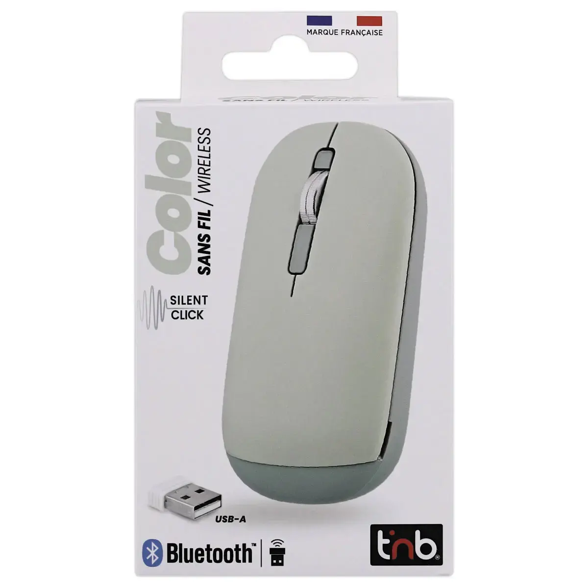 Souris sans fil Color - Vert - T'NB photo du produit