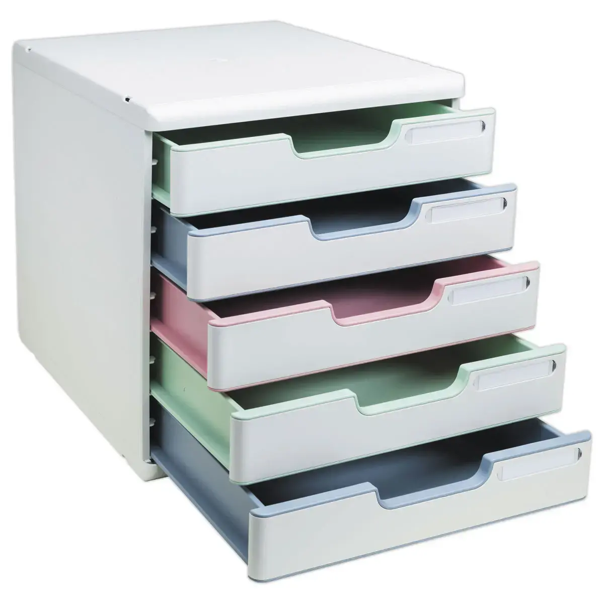 Module de classement Modulo - 5 tiroirs - Couleurs assorties - Exacompta photo du produit