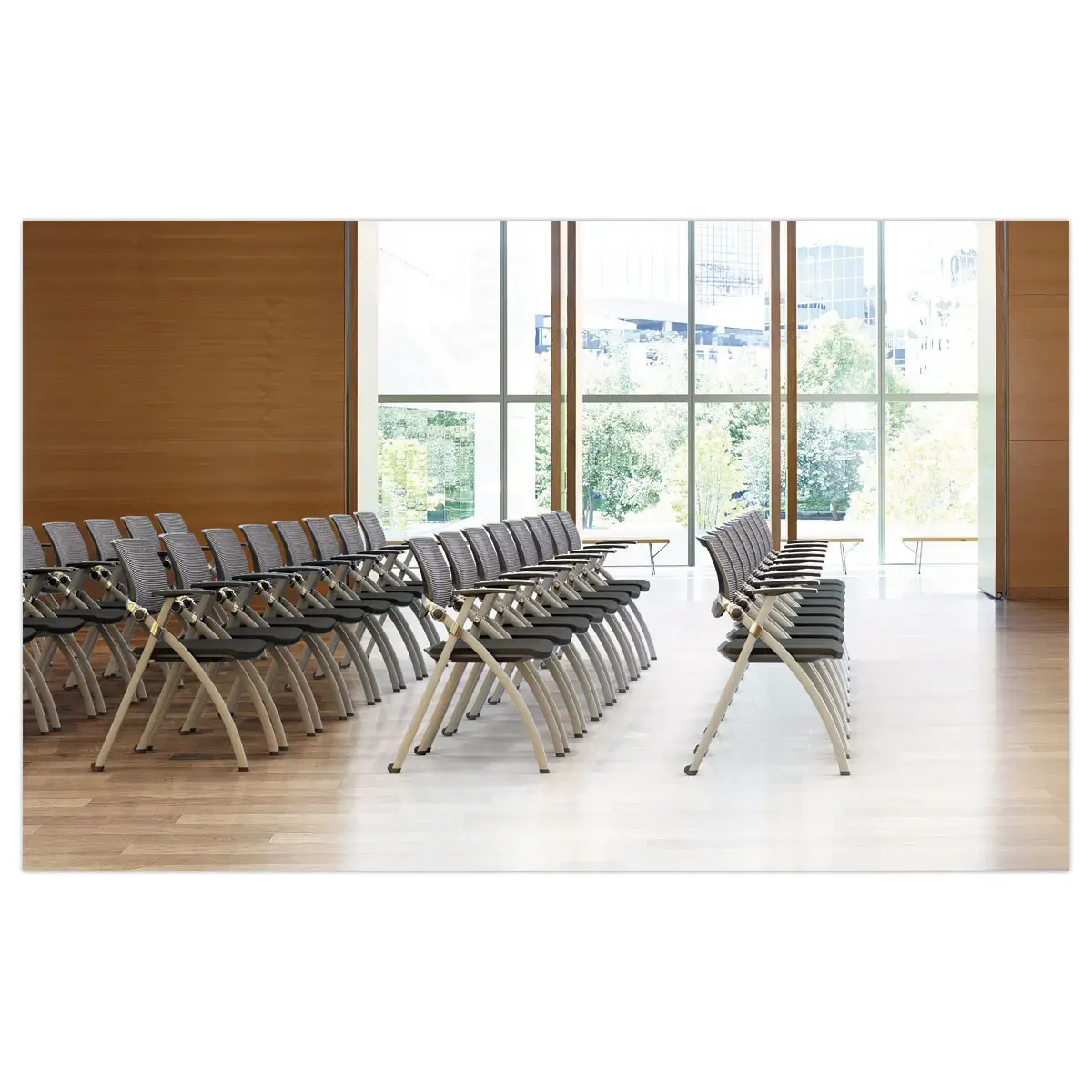 Chaise pliable et encastrable - R&eacute;sille photo du produit