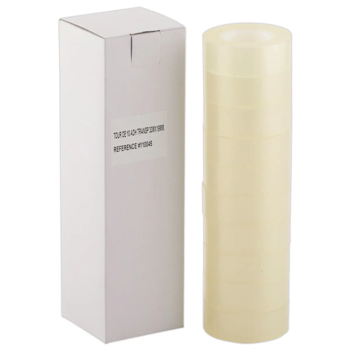 10 Rouleaux d'adhésif transparent - 33 x 19 mm photo du produit