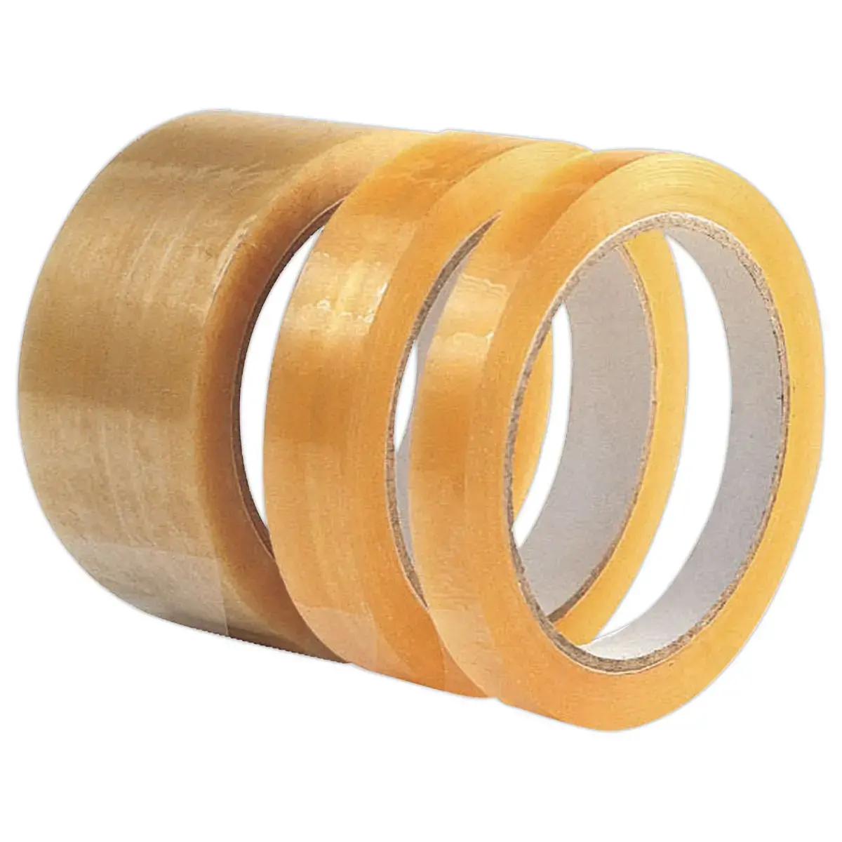 Adhésif transparent en polypropylène - 66 x 19 mm photo du produit