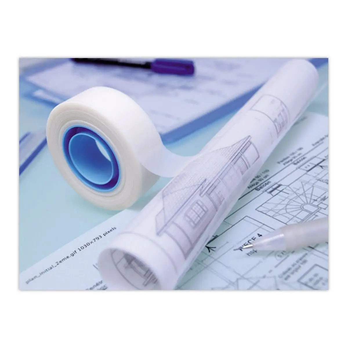 Rouleau d'adh&eacute;sif invisible et repositionnable - SCOTCH Magic 811 - 33 m x 19 mm photo du produit