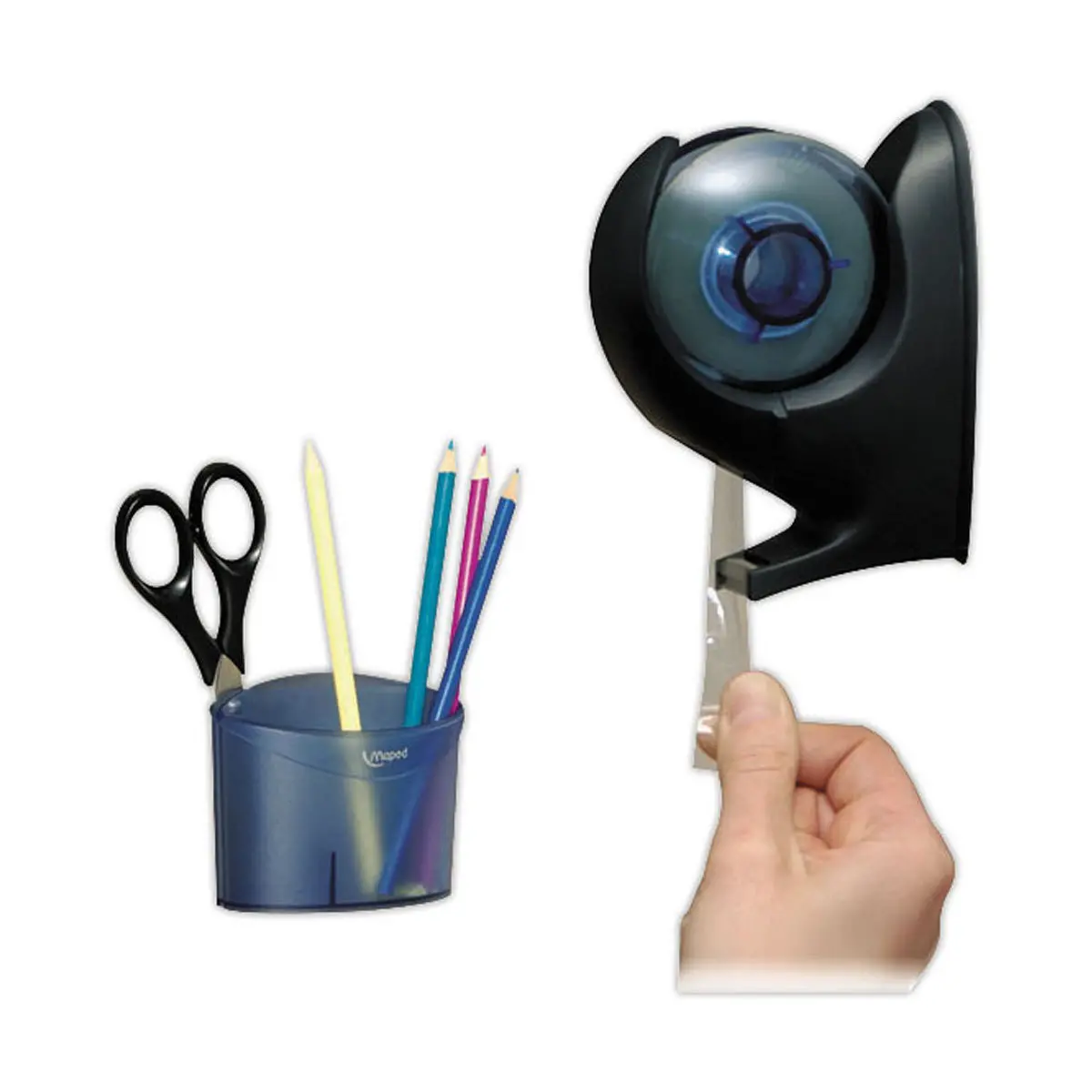 Dévidoir escargot lesté pour ruban adhésif - MAPED photo du produit