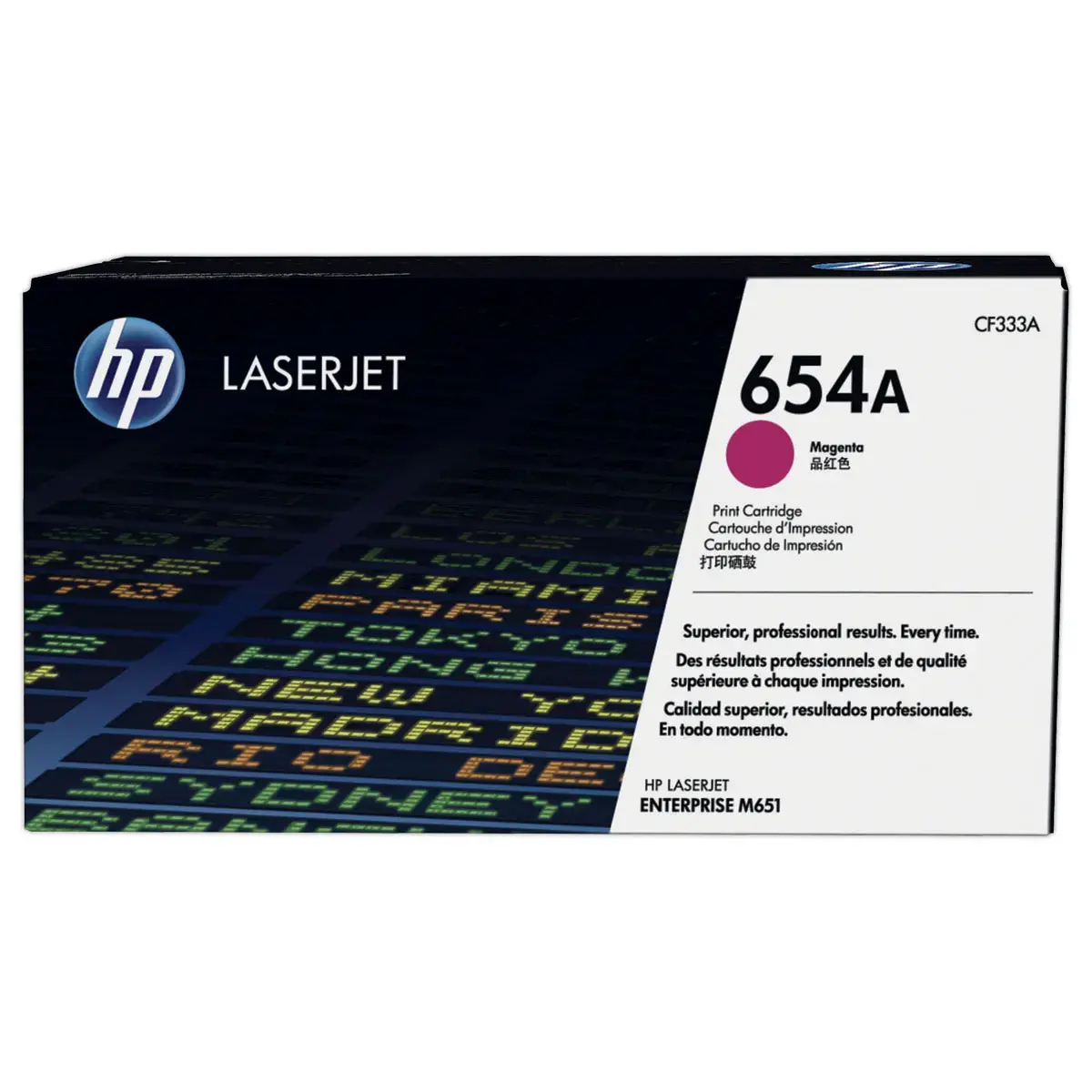 HP 654A CF333A toner magenta photo du produit