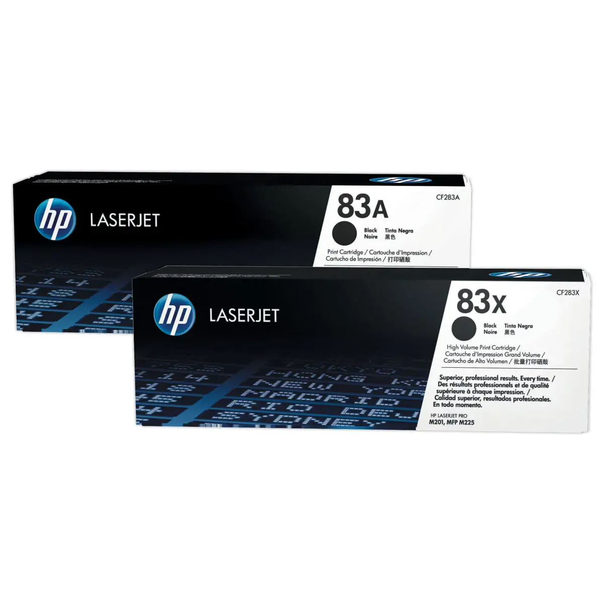 HP 83X CF283X toner noir Grande capacité photo du produit