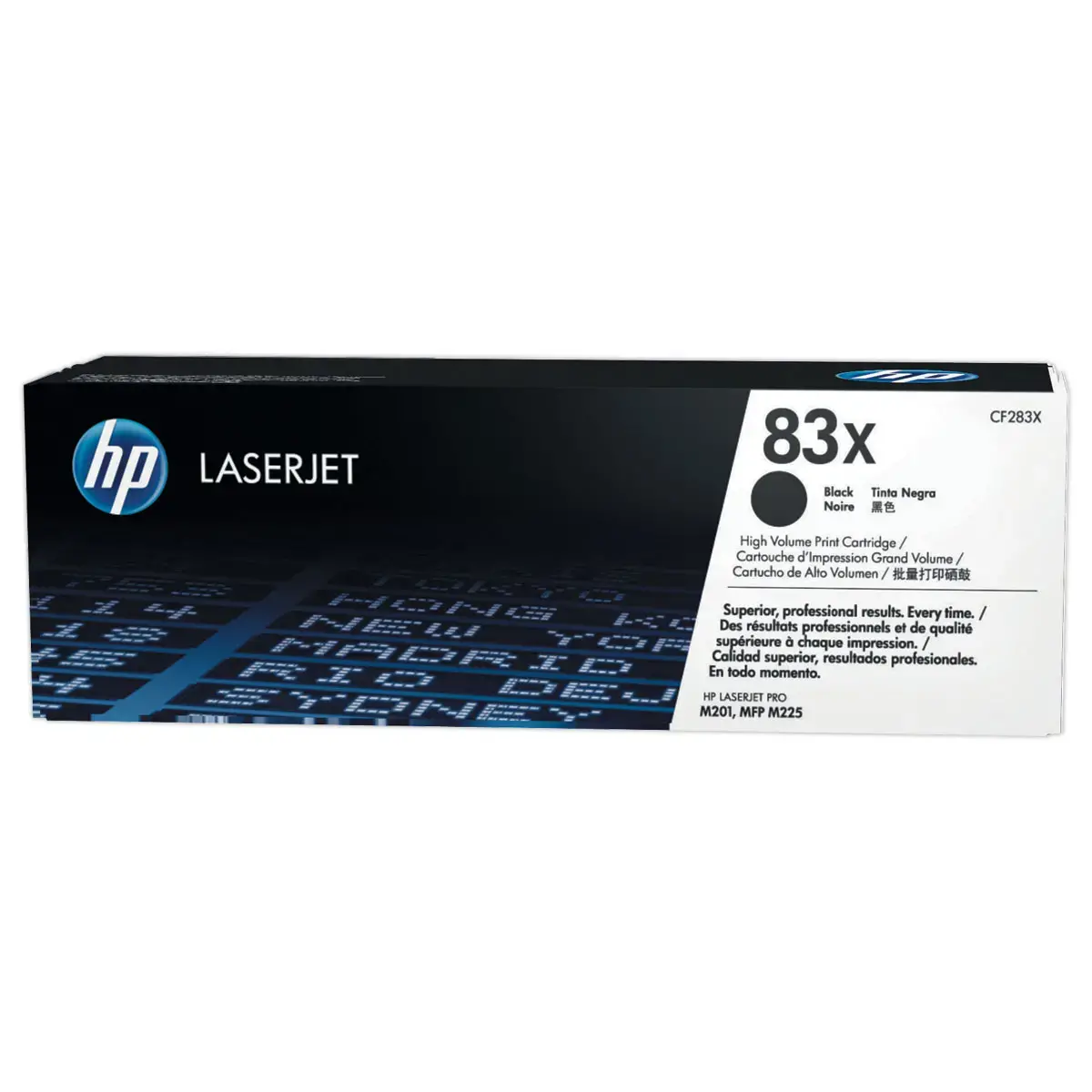 HP 83X CF283X toner noir Grande capacité photo du produit