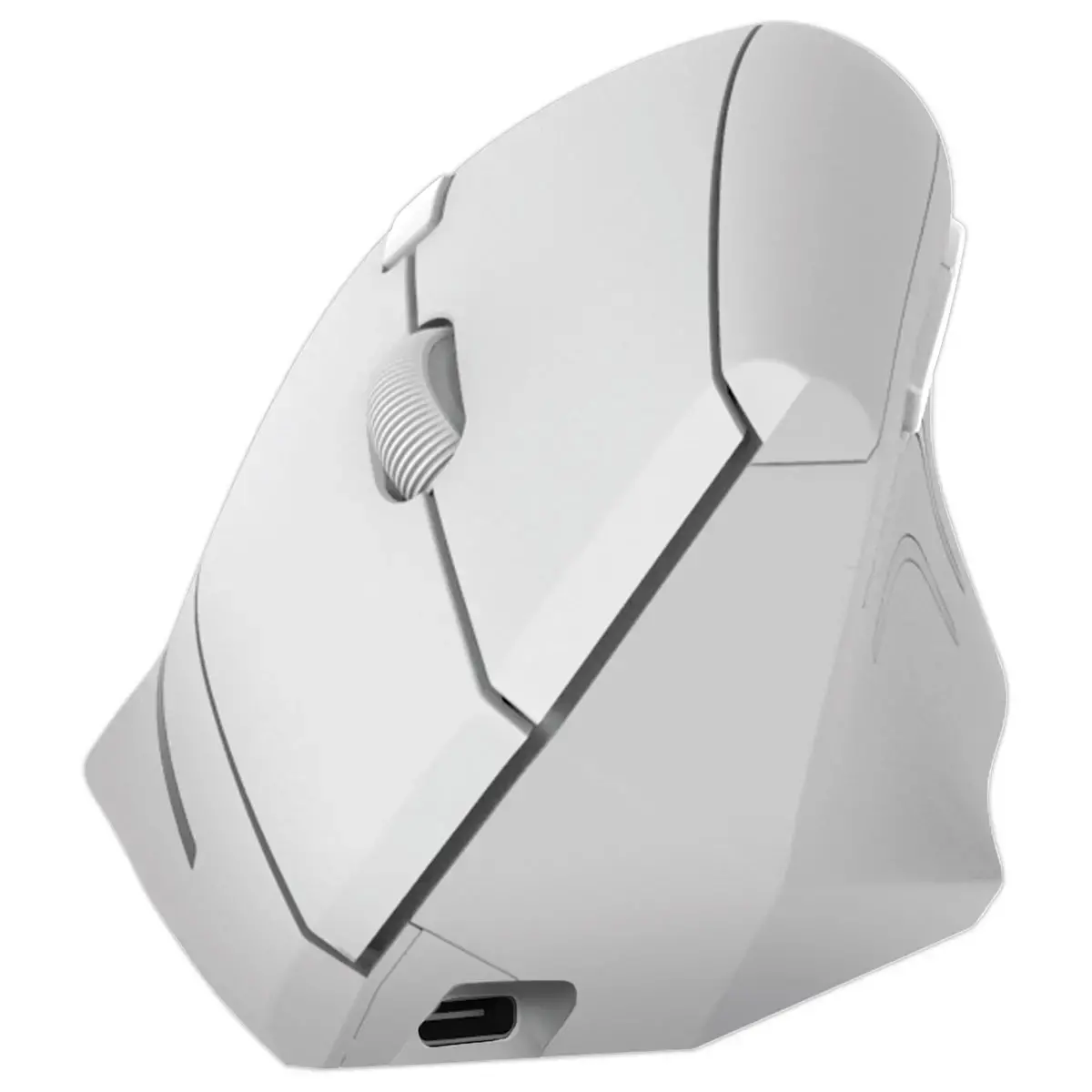 Souris ERGO sans fil - Verticale - Rechargeable - Blanc - T'NB photo du produit