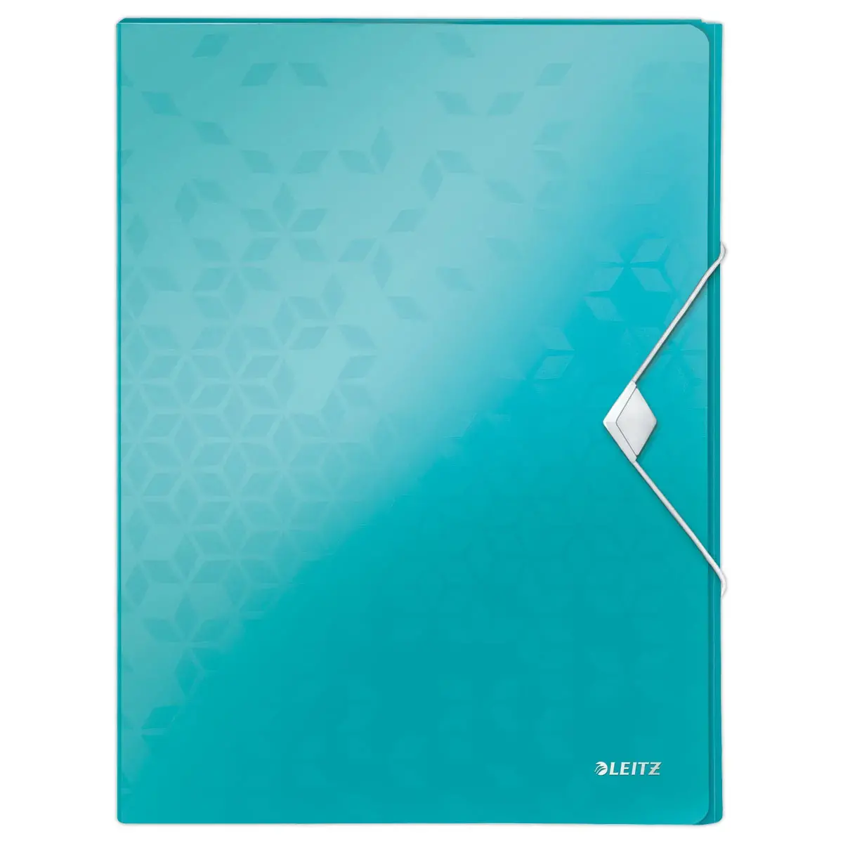 Boîte de classement plastique WOW - Turquoise - Leitz photo du produit