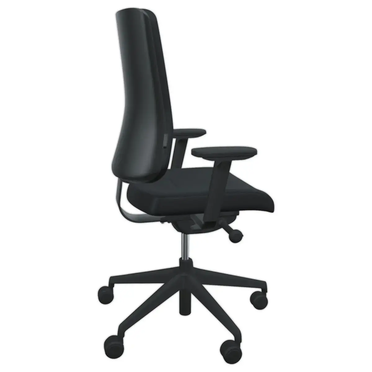 Si&egrave;ge synchrone ATILA ERGO tissu noir accotoirs 4D photo du produit