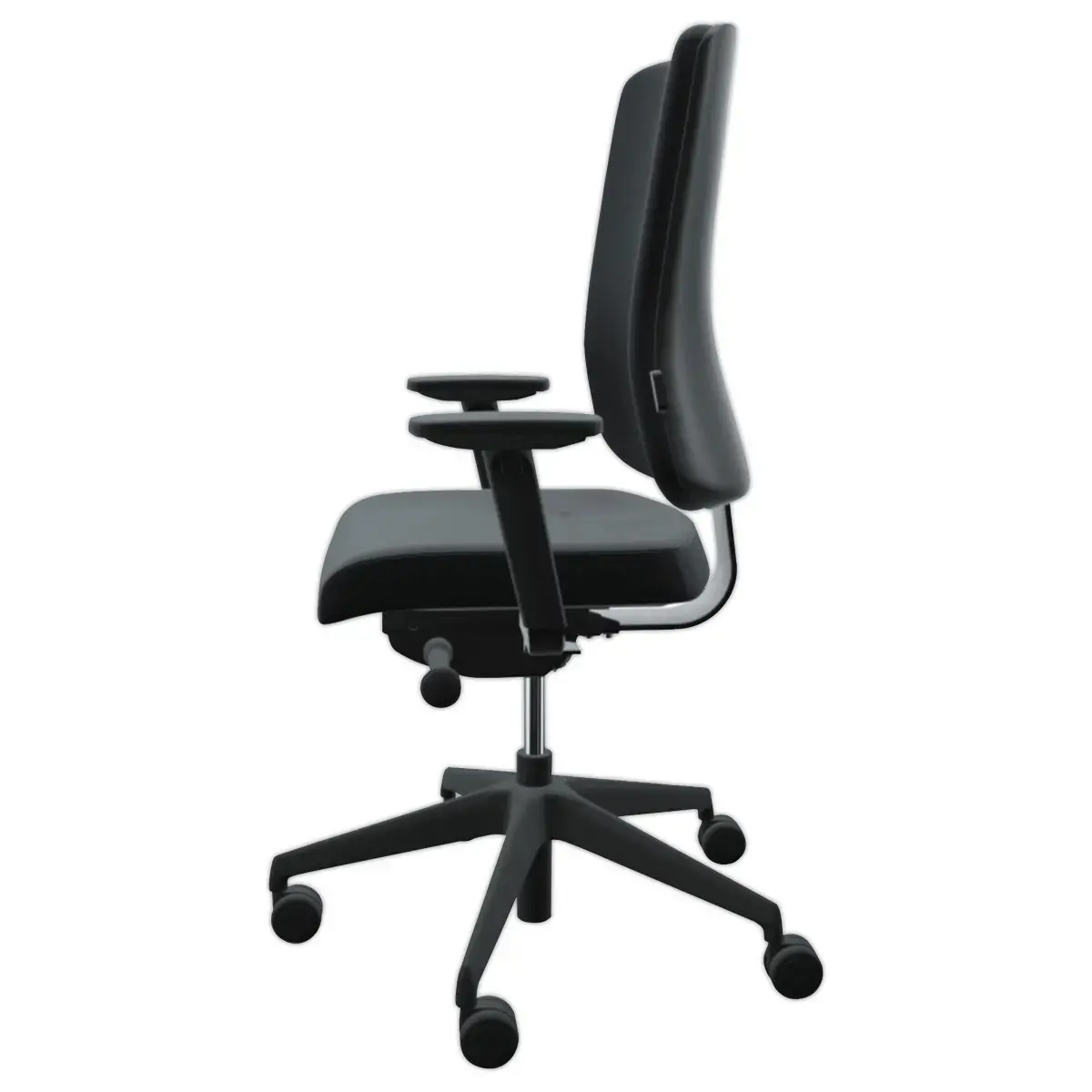 Si&egrave;ge synchrone ATILA ERGO tissu noir accotoirs 4D photo du produit