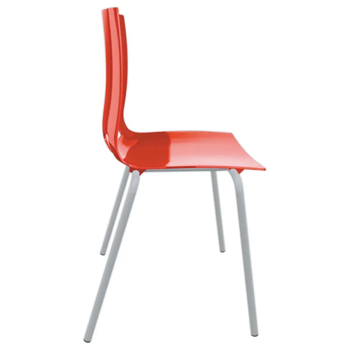 Chaise Design fondo - Rouge photo du produit