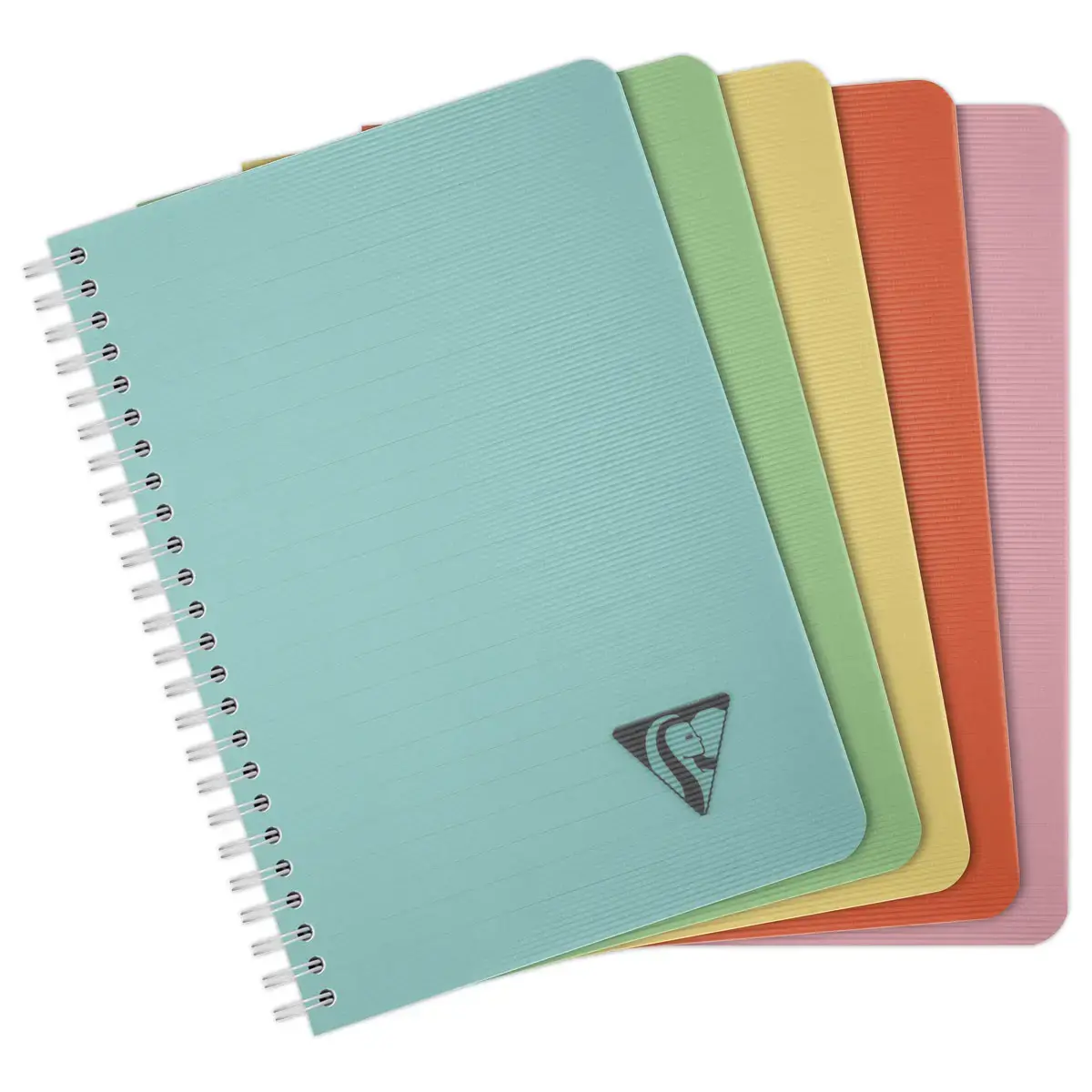 Cahier spirale Linicolor - A5 - 180 pages - Ligné - Clairefontaine photo du produit