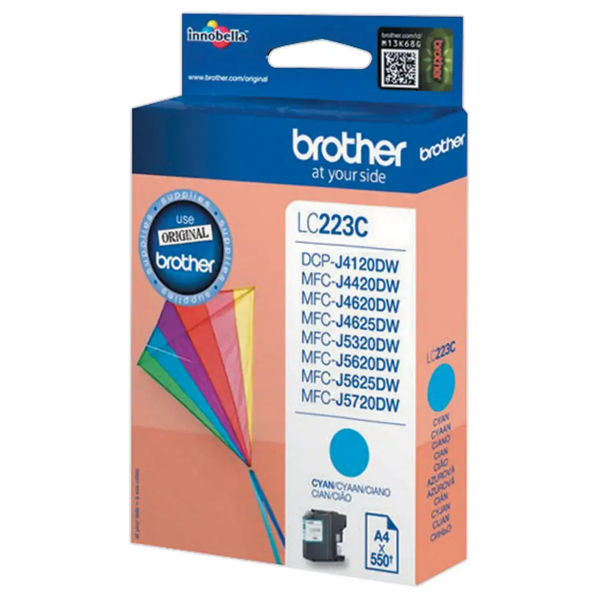Cartouche LC223C – Cyan – Brother photo du produit