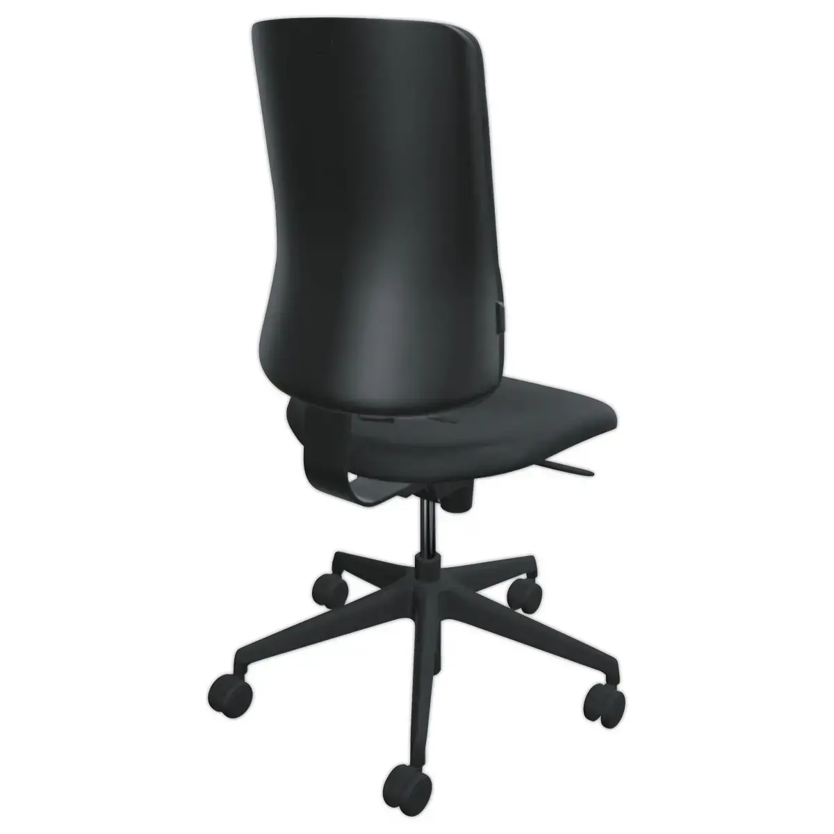 Si&egrave;ge de bureau synchrone ATILA tissu noir avec glissi&egrave;re d'assise photo du produit