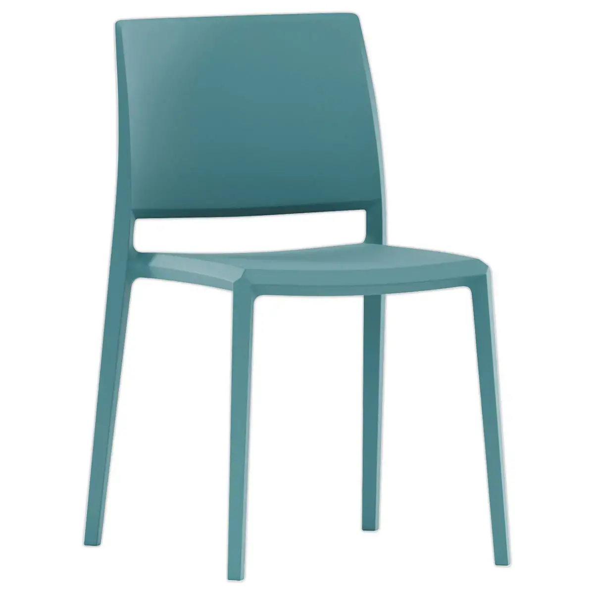4 chaises YOUPI - Bleu photo du produit