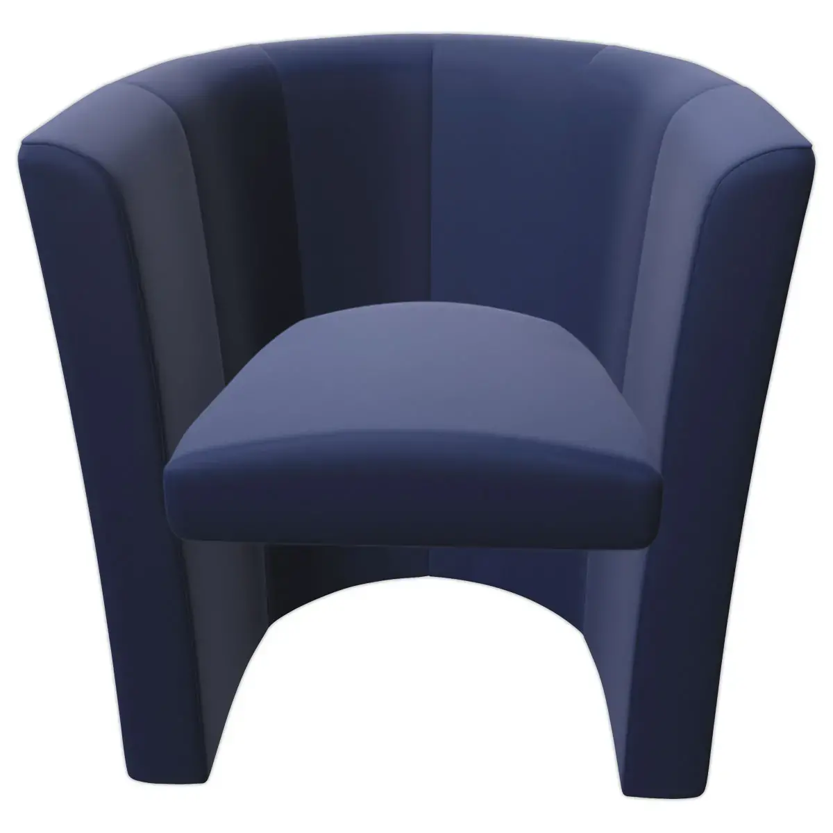 Si&egrave;ge simili cuir - Bleu photo du produit