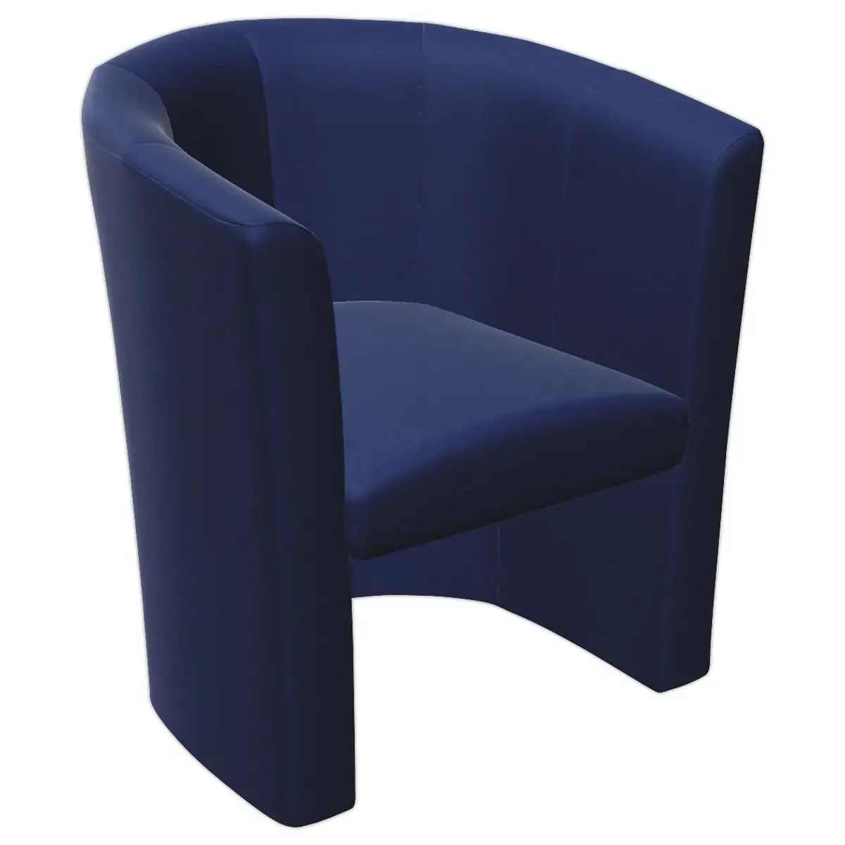 Si&egrave;ge simili cuir - Bleu photo du produit