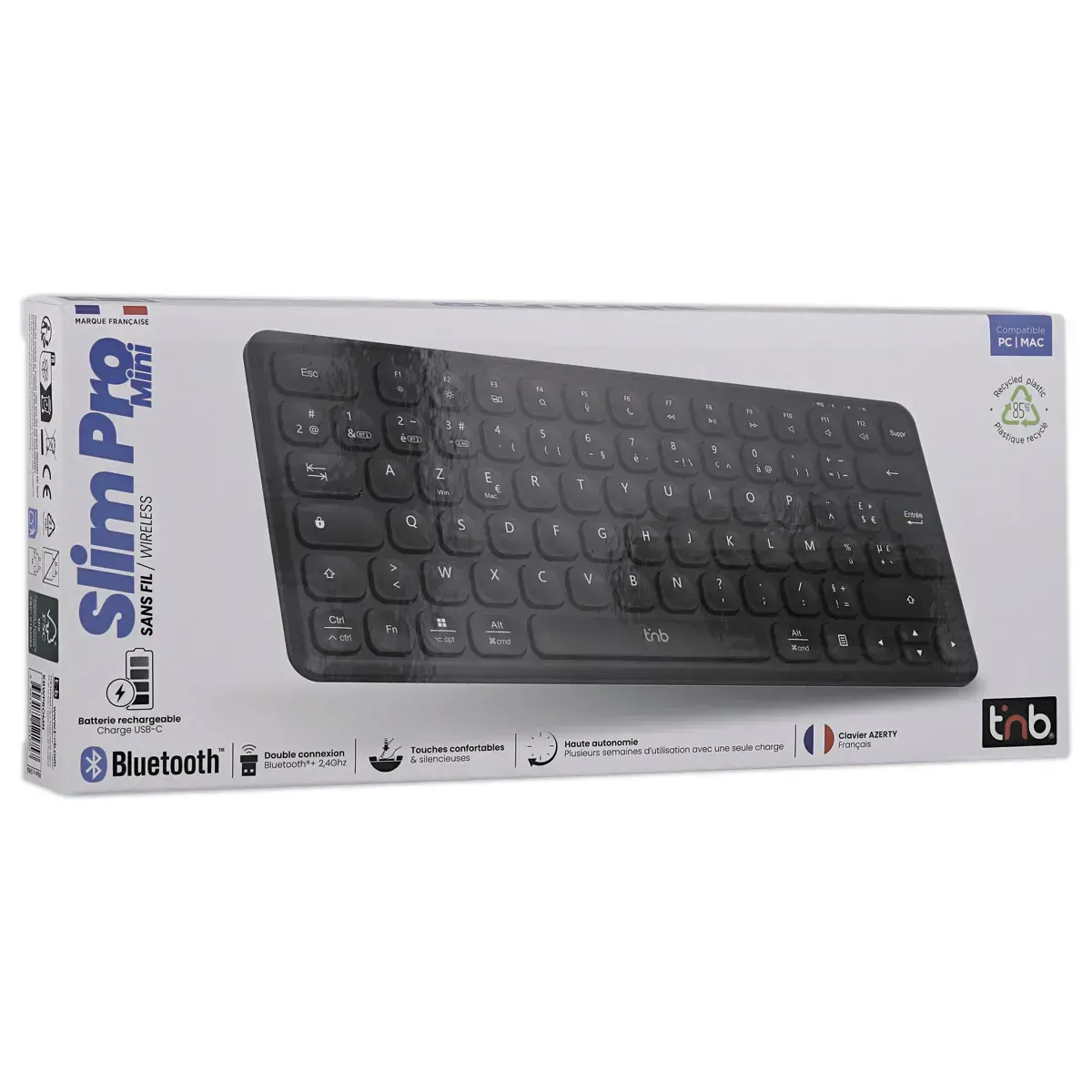 Clavier Bluetooth PRO - Rechargeable - T'NB photo du produit