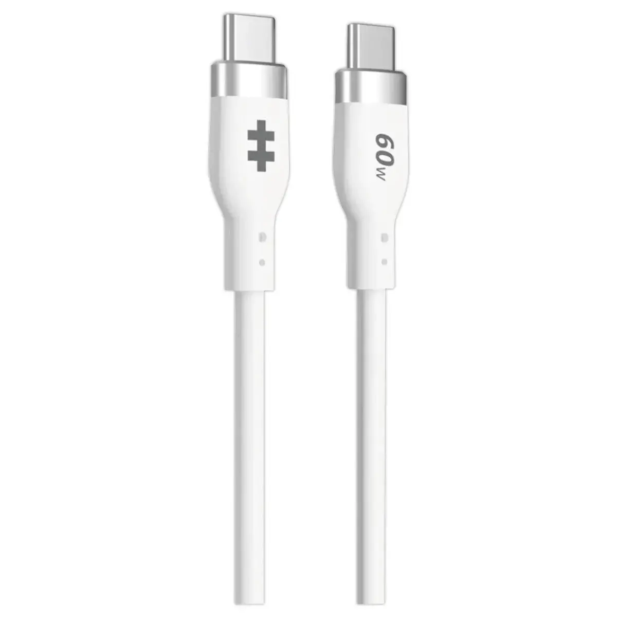 Câble USB-C 60W 1,5M - Blanc - Hypertec photo du produit