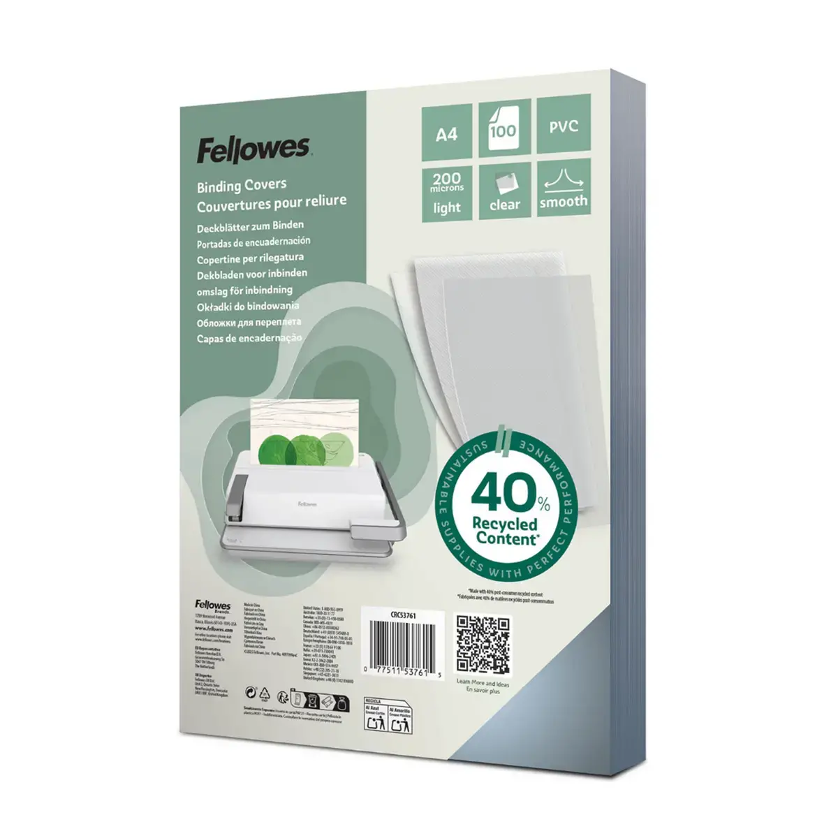 100 Couvertures PVC A4 200 &micro; photo du produit