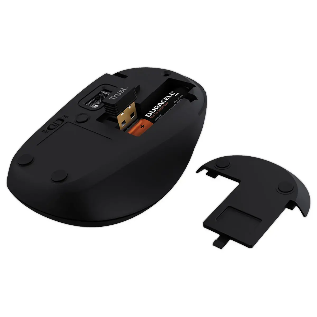 Souris Sans Fil Bluetooth Silencieuse - Longue Autonomie - Noir - Trust photo du produit