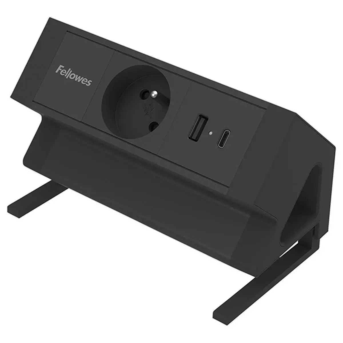 Unité d'Électrification - Power Desk - USB-A & USB-C - Noir - Fellowes photo du produit