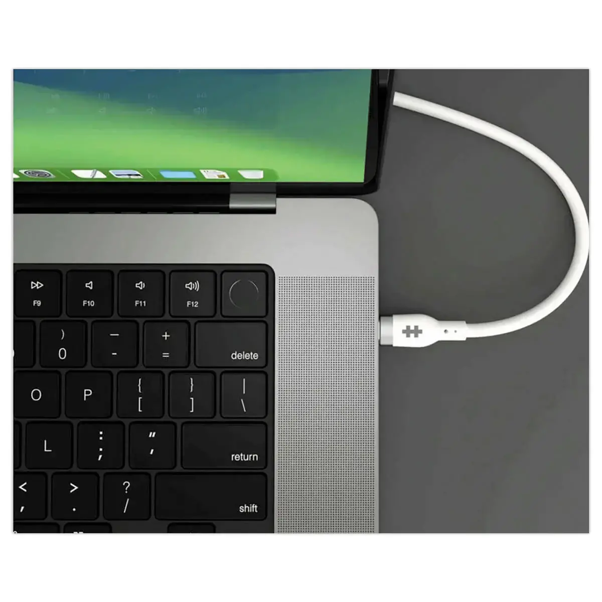 C&acirc;ble Charge Rapide USB-C 240W 2m - Blanc - Hypertec photo du produit