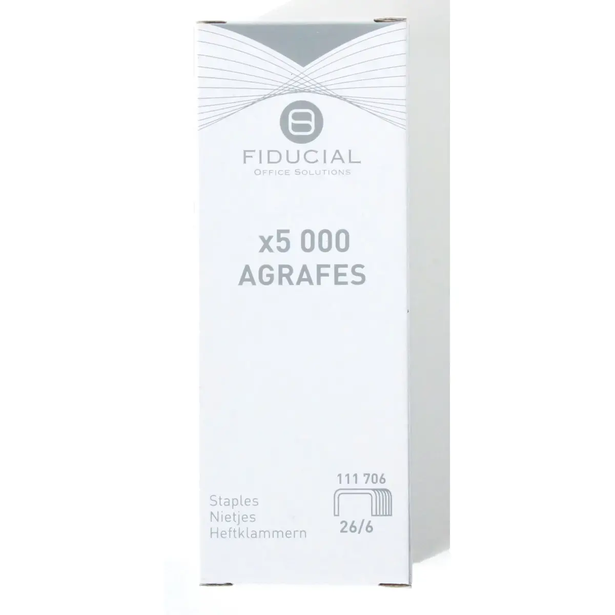 5000 Agrafes 26/6 - Fiducial photo du produit