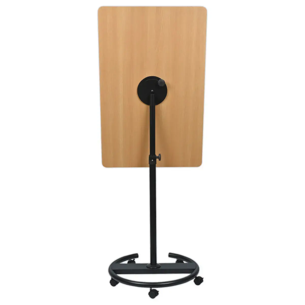 Tableau Pivotant 90° à Roulettes en Acier Céramique & Bois Naturel - Legamaster photo du produit