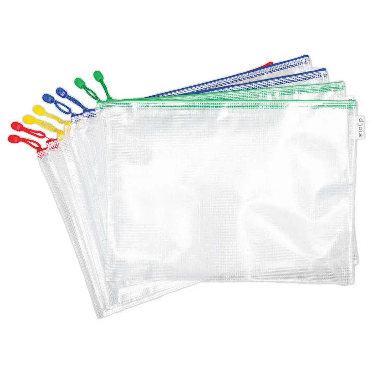 8 Pochettes Zipper A3 - Djois photo du produit